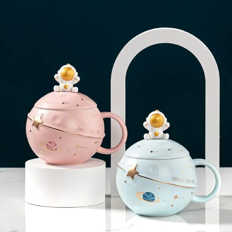 CERAMIC ASTRONAUT MUG SPARKLES