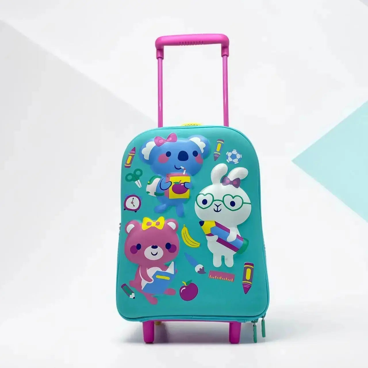 KOALA FURRY TRAVEL TROLLEY BAG Blinky Co 