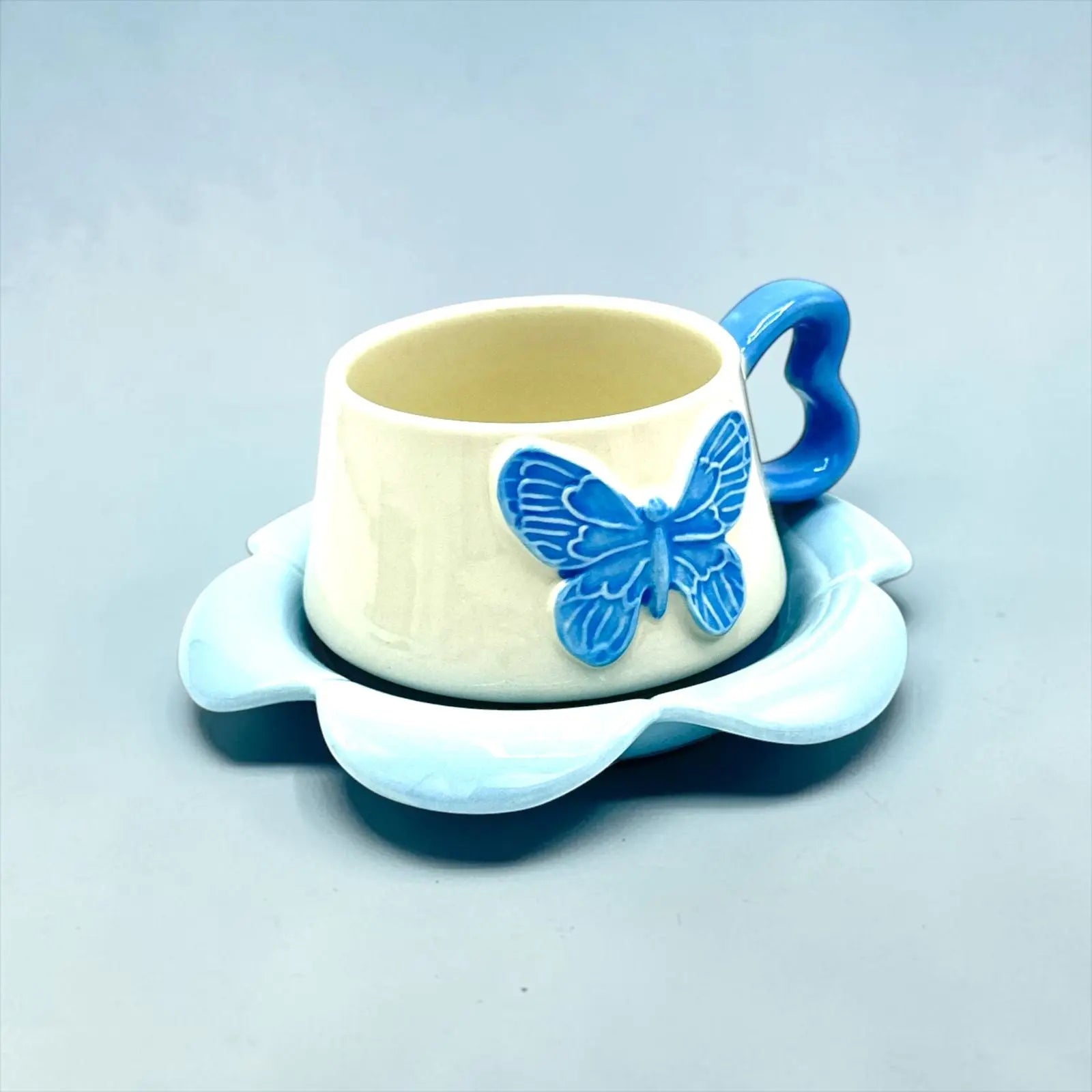BUTTERFLY CUP SAUCER SET - Sparkles