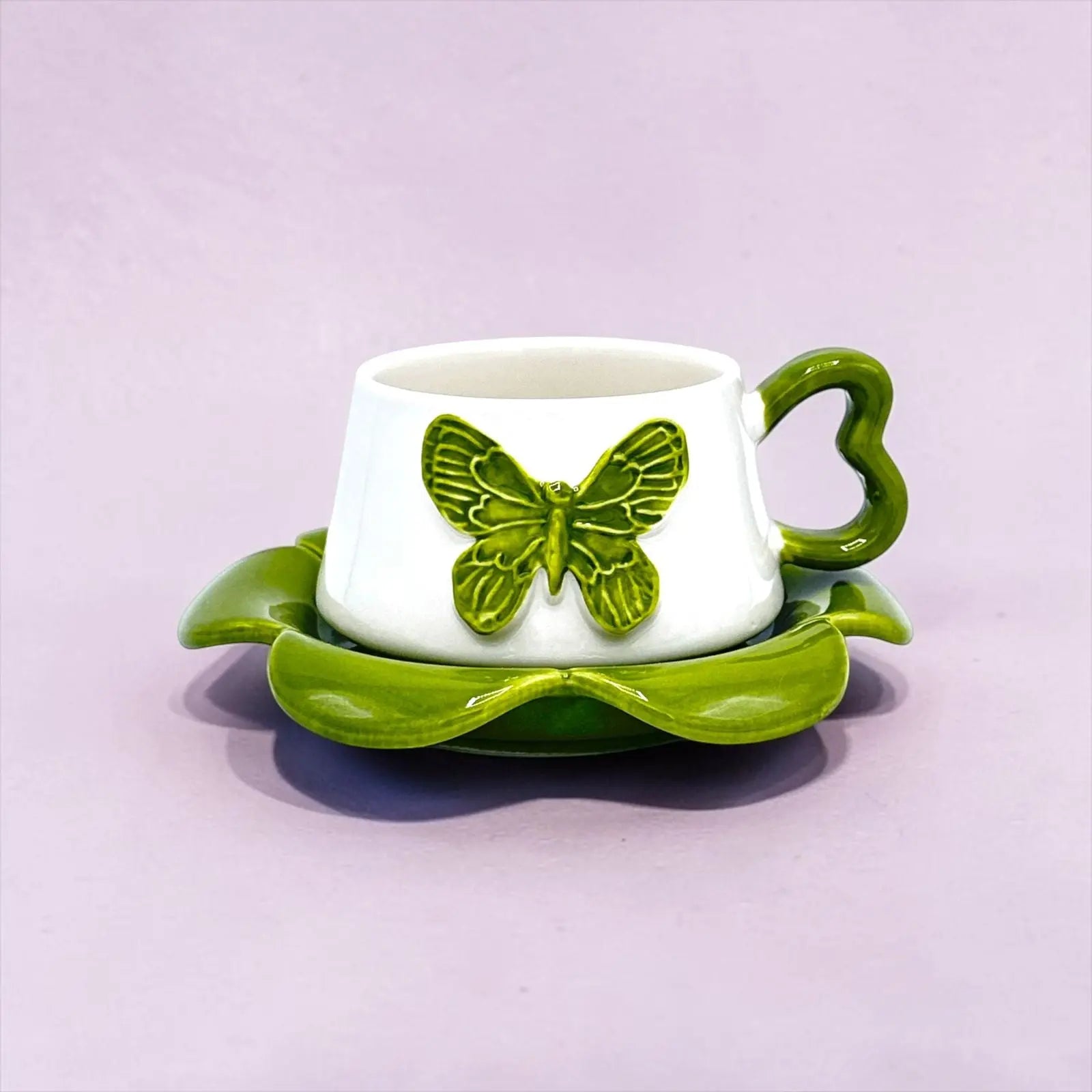 BUTTERFLY CUP SAUCER SET - Sparkles