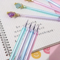 GLITTERY STARRY PLANET GEL PEN