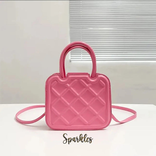 QUILTED SATCHEL BAG