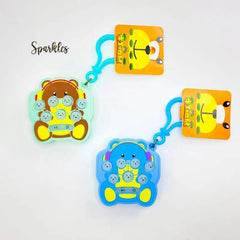 TEDDY BRAIN BOOSTER KEYCHAIN