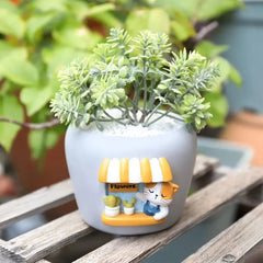 RESIN POT HOLDER SPARKLES