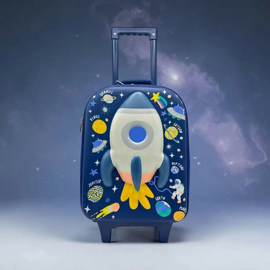 ASTRONAUT TRAVEL TROLLEY BAG - Sparkles