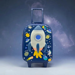 ASTRONAUT TRAVEL TROLLEY BAG - Sparkles