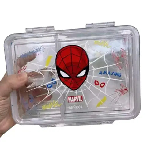 SMIGGLE SPIDER-MAN BENTO LUNCH BOX SPARKLES