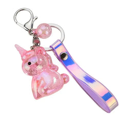CRYSTAL UNICORN KEYCHAIN