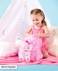 Out & About Teeny Tiny Backpack With Detachable Plush Toy SPARKLES