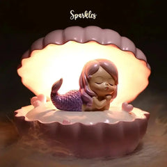 FANTASY MERMAID SHELL LAMP