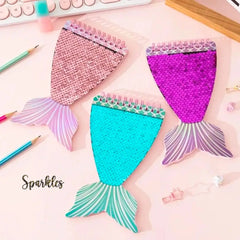 GLOSSY MERMAID TAIL NOTEBOOK