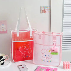PRETTY MESH TOTE BAG
