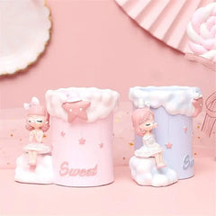 CERAMIC FAIRY HOLDER SPARKLES