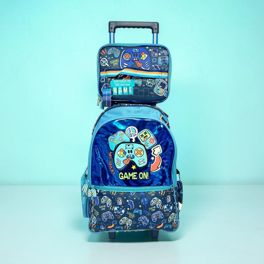 VEST GAME ON TROLLEY BAG WITH MATCHING FREE LUNCH BAG
