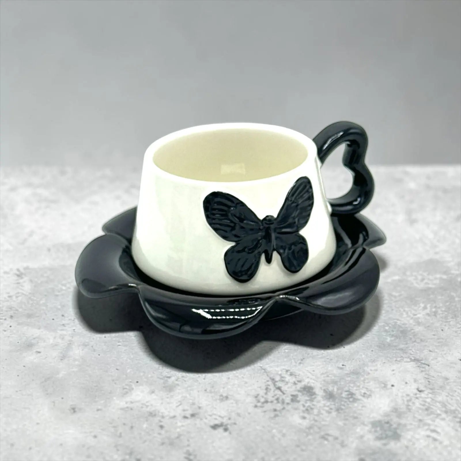BUTTERFLY CUP SAUCER SET - Sparkles