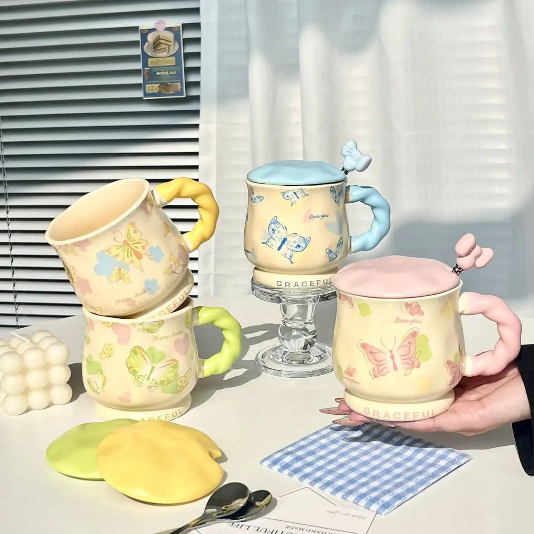 GRACEFUL BUTTERFLY MUG SPARKLES