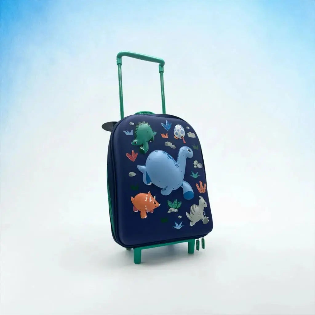DINOSAUR WORLD TRAVEL TROLLEY BAG - Sparkles