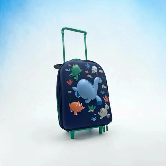 DINOSAUR WORLD TRAVEL TROLLEY BAG - Sparkles