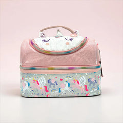 FOREVER GLITTER DUAL COMPARTMENT LUNCH BAG