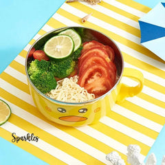 CUTE DUCK NOODLES BOWL
