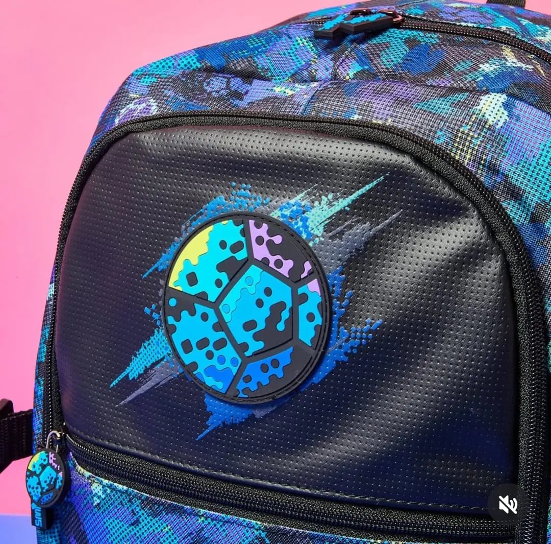 SMIGGLE BLUE TRAILBLAZER CLASSIC BACKPACK SPARKLES