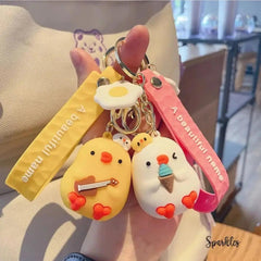 HAPPY CHICK KEYCHAIN