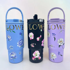 FLORAL INSULATED TUMBLER
