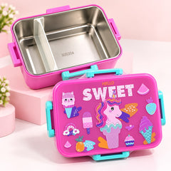CUTE & PRACTICAL CHARACTER STAINLESS STEEL LUNCH BOX