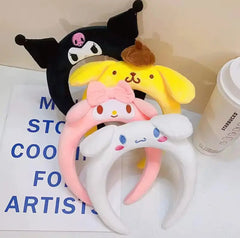 ADORABLE KAWAII PLUSH HAIRBAND SPARKLES