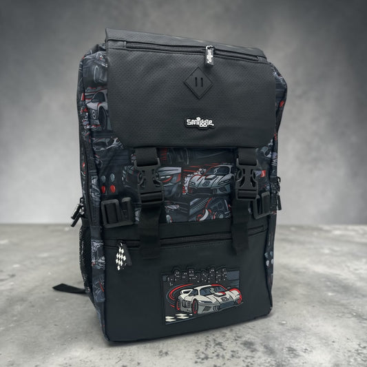 BLACK CAR LIMITLESS FOLDOVER BACKPACK