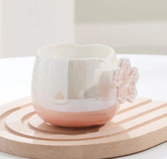 CERAMIC CHERRY BLOSSOM MUG SET