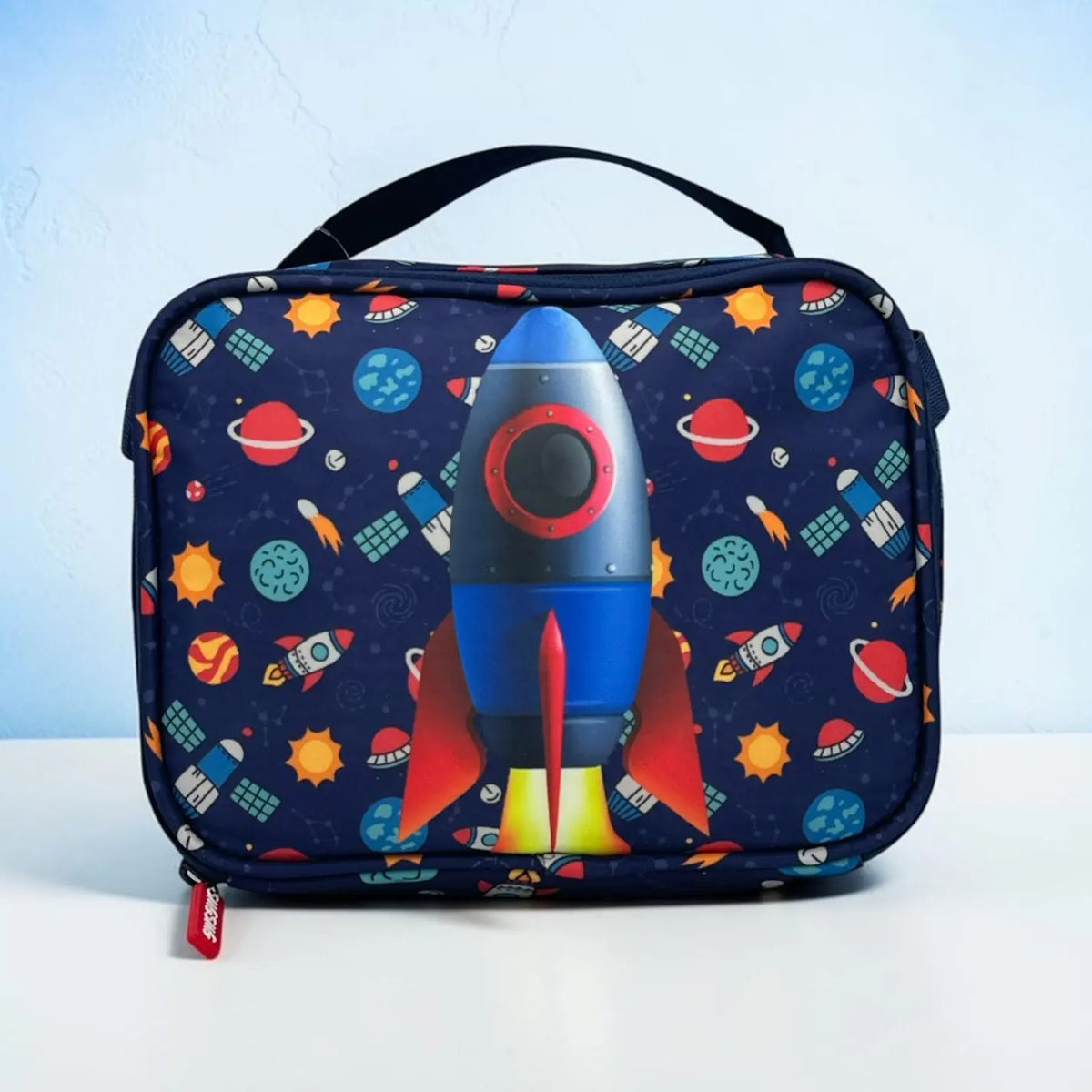 SPACE ROCKET INSULATED LUNCH BAG
