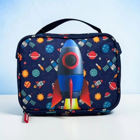 SPACE ROCKET INSULATED LUNCH BAG - Sparkles