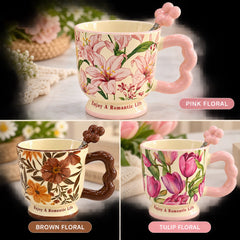 TRENDY FLORAL MUG
