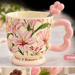 TRENDY FLORAL MUG