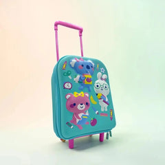 KOALA FURRY TRAVEL TROLLEY BAG Blinky Co 