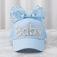 EMBELLISHED BOW CAP