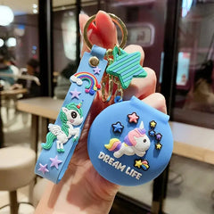 UNICORN MIRROR KEYCHAIN