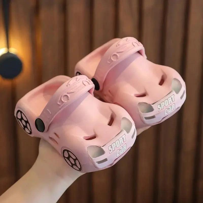 KIDS RACING CAR CROCS SPARKLES