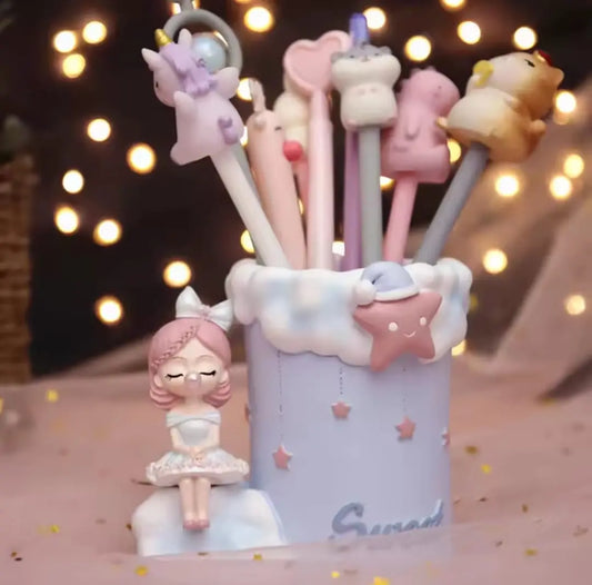 CERAMIC FAIRY HOLDER SPARKLES