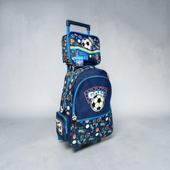 VEST FOOTBALL TROLLEY BAG WITH FREE MATCHING LUNCH BAG