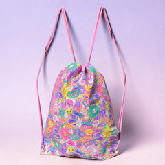 PINK DRAWSTRING SWIM BAG - Sparkles