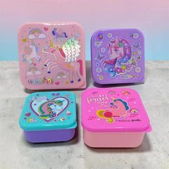 TRENDING 4 PC LUNCH BOX SET - Sparkles
