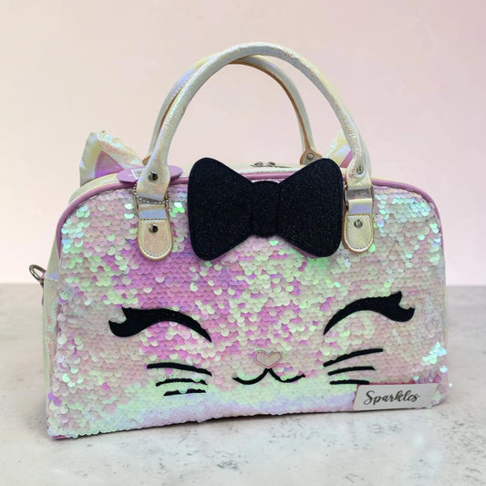 KITTY BOW DUFFEL BAG - Sparkles