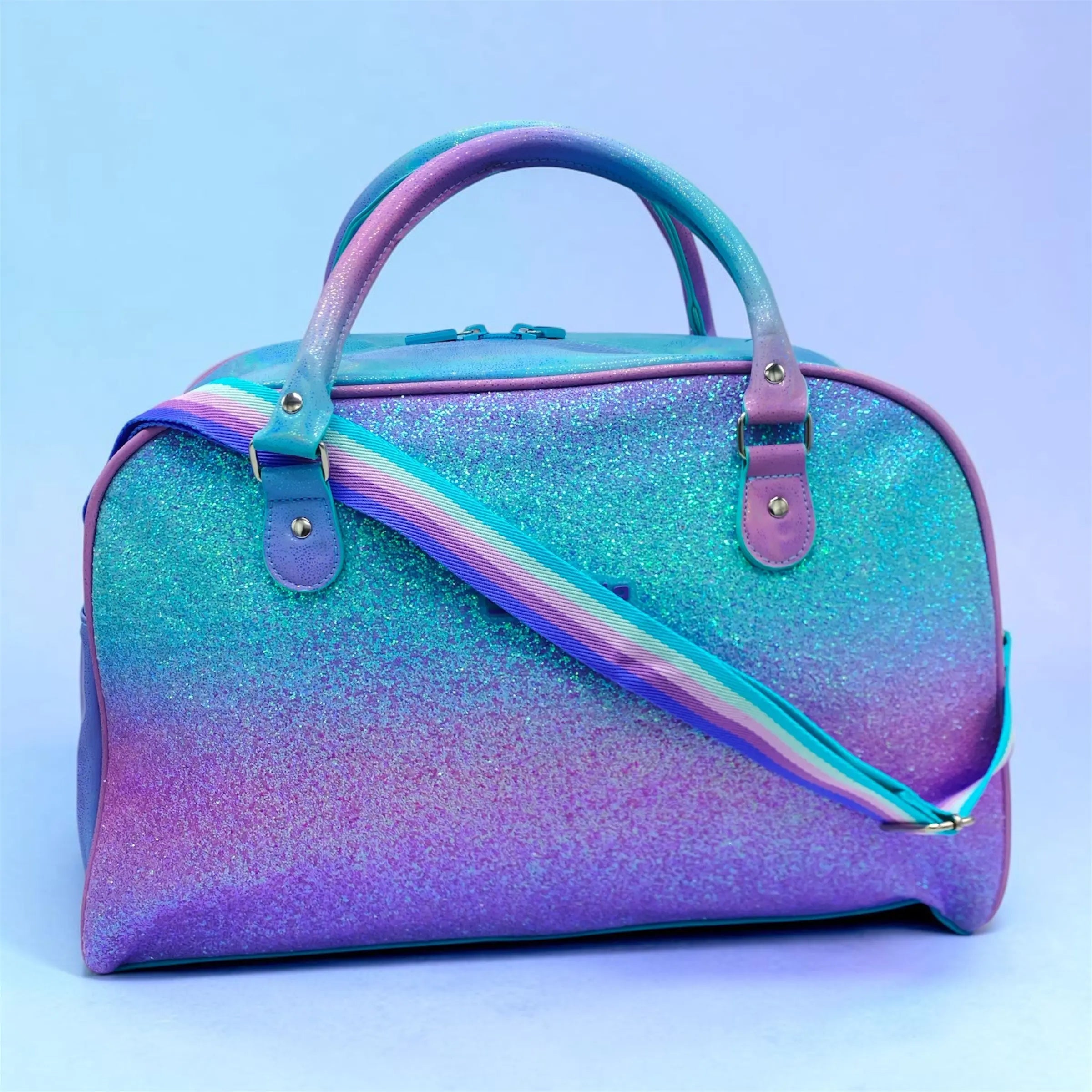 SHIMMERY SEAHORSE DUFFEL BAG - Sparkles