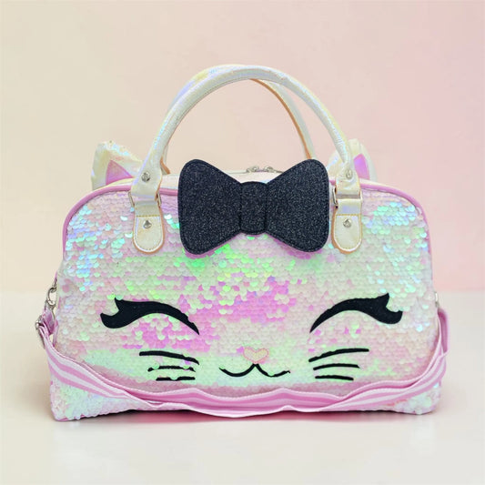 KITTY BOW DUFFEL BAG - Sparkles