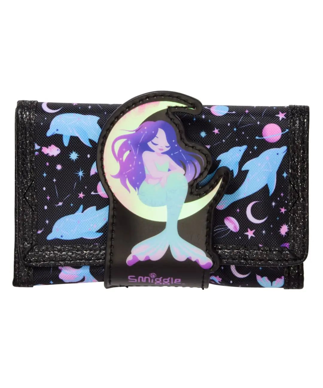 BLACK GLITTERY MERMAID WALLET - Sparkles