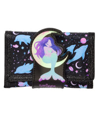 BLACK GLITTERY MERMAID WALLET - Sparkles
