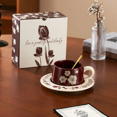 AESTHETIC CUP SAUCER SET Sparkles