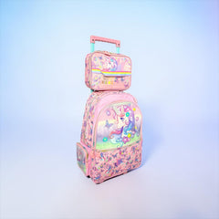 VEST UNICORN TROLLEY BAG WITH MATCHING FREE LUNCH BAG
